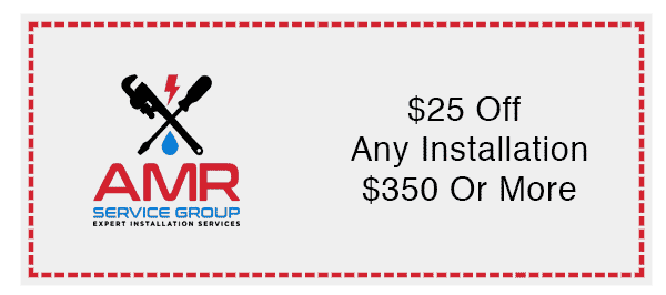 A coupon for $ 2 5 off any installation of $ 3 5 0 or more.